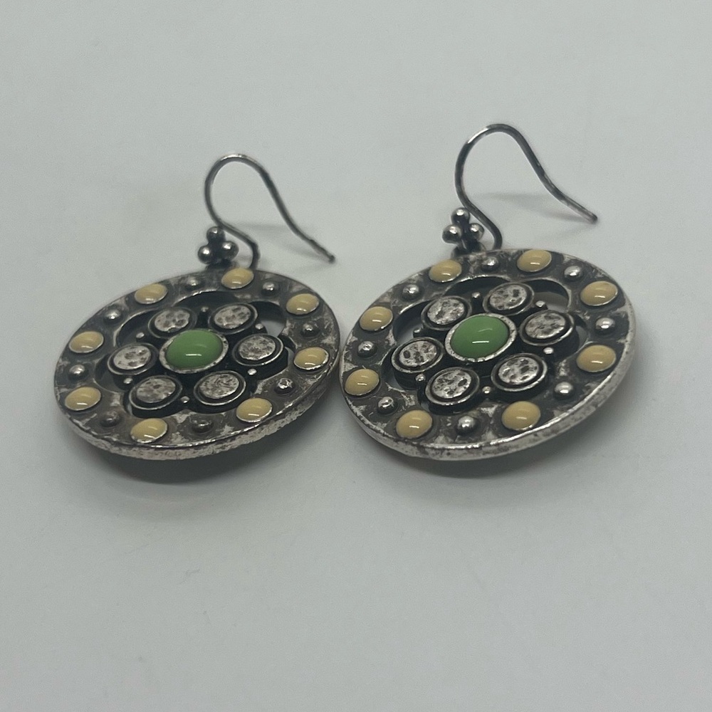 Vintage Enamel Earrings